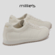 新款 妙丽2026春季 时尚 德训鞋 MILLIE 女白色轻便百搭休闲运动鞋