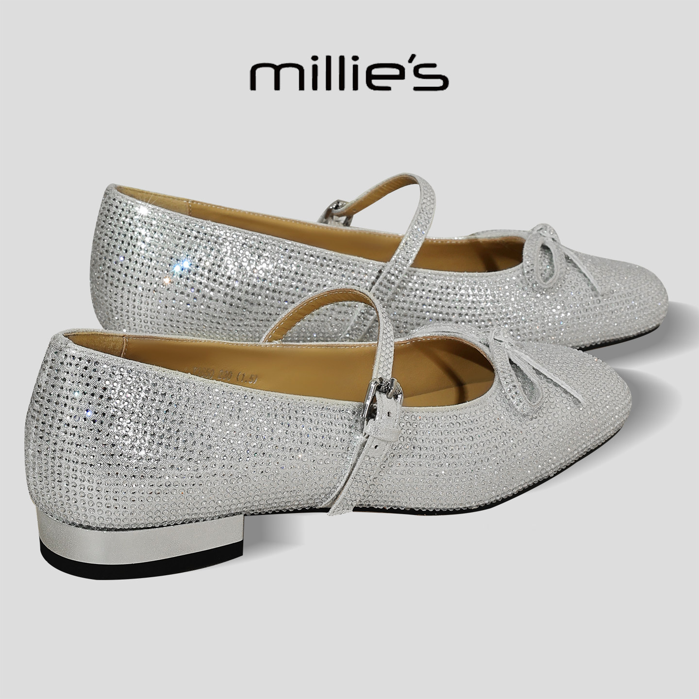 MILLIE'S/妙丽春季时尚爆款蝴蝶结装饰单鞋2026女通勤百搭不累脚,女鞋,玛丽珍鞋,淘宝优惠券,粉丝福利购,淘宝优惠卷