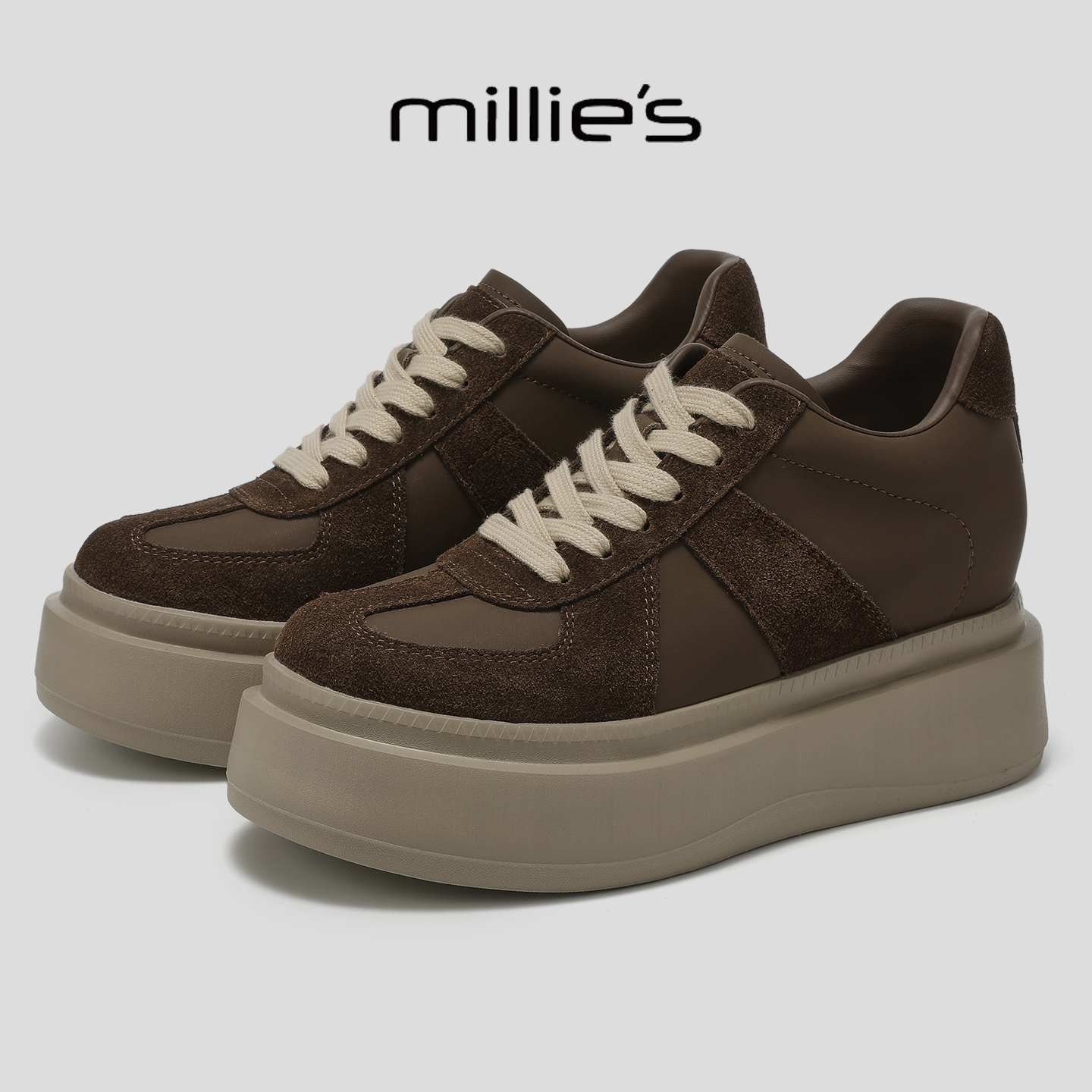 顺丰包邮妙丽系带厚底女鞋