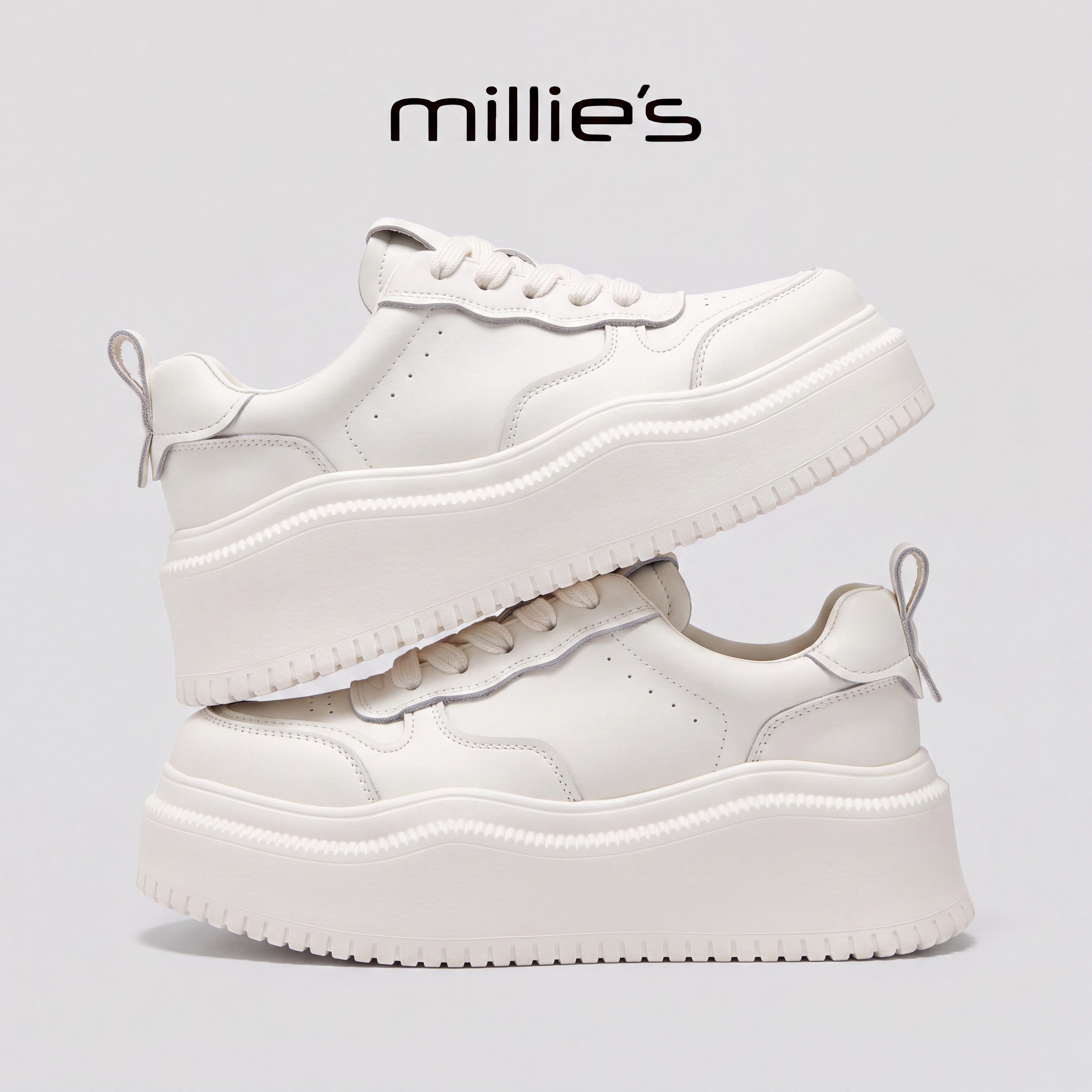 MILLIE'S/妙丽厚底增高板鞋