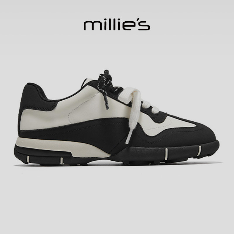 MILLIE'S/妙丽真皮德训鞋女图片