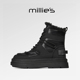 millies妙丽女鞋 雪地靴冬季 厚底高帮防滑羊羔毛 加绒加厚保暖时尚
