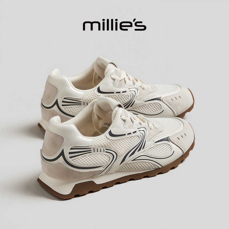 2025新款夏季镂空透气休闲老爹鞋