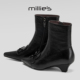 舒适切尔西高帮低跟加绒小皮鞋 MILLIE 女 新款 时尚 妙丽2025冬季