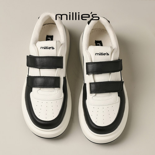 顺丰包邮妙丽加绒厚底休闲鞋女