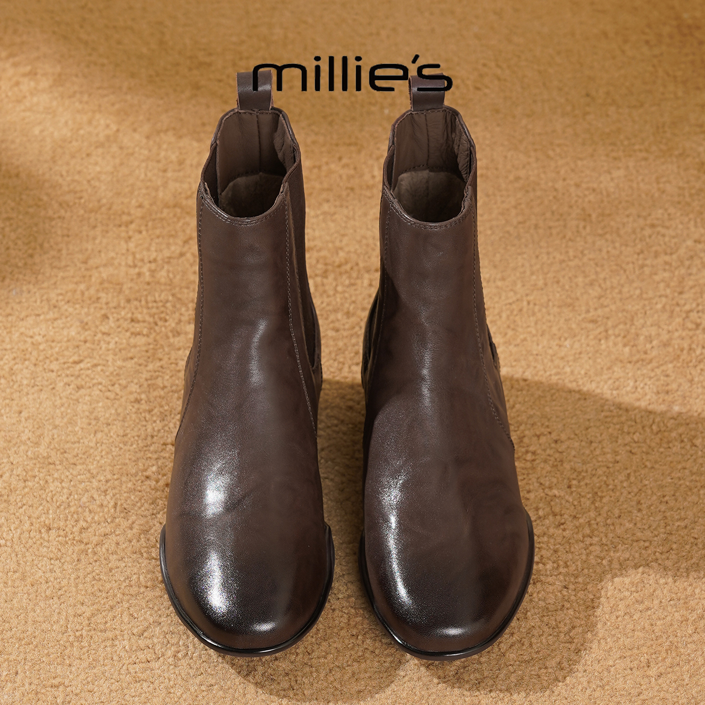 顺丰包邮妙丽加绒保暖短靴