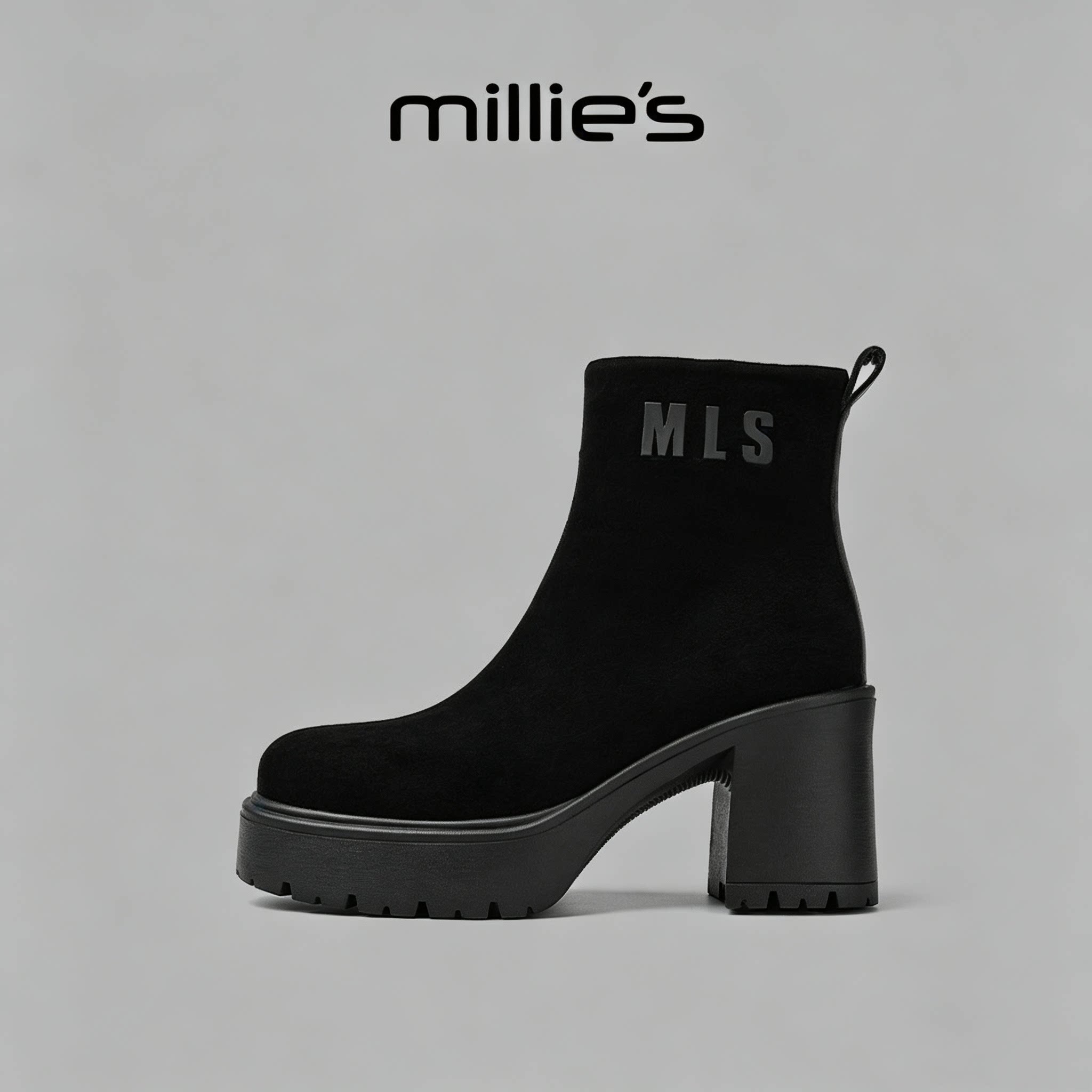 MILLIE'S/妙丽真皮马丁靴女