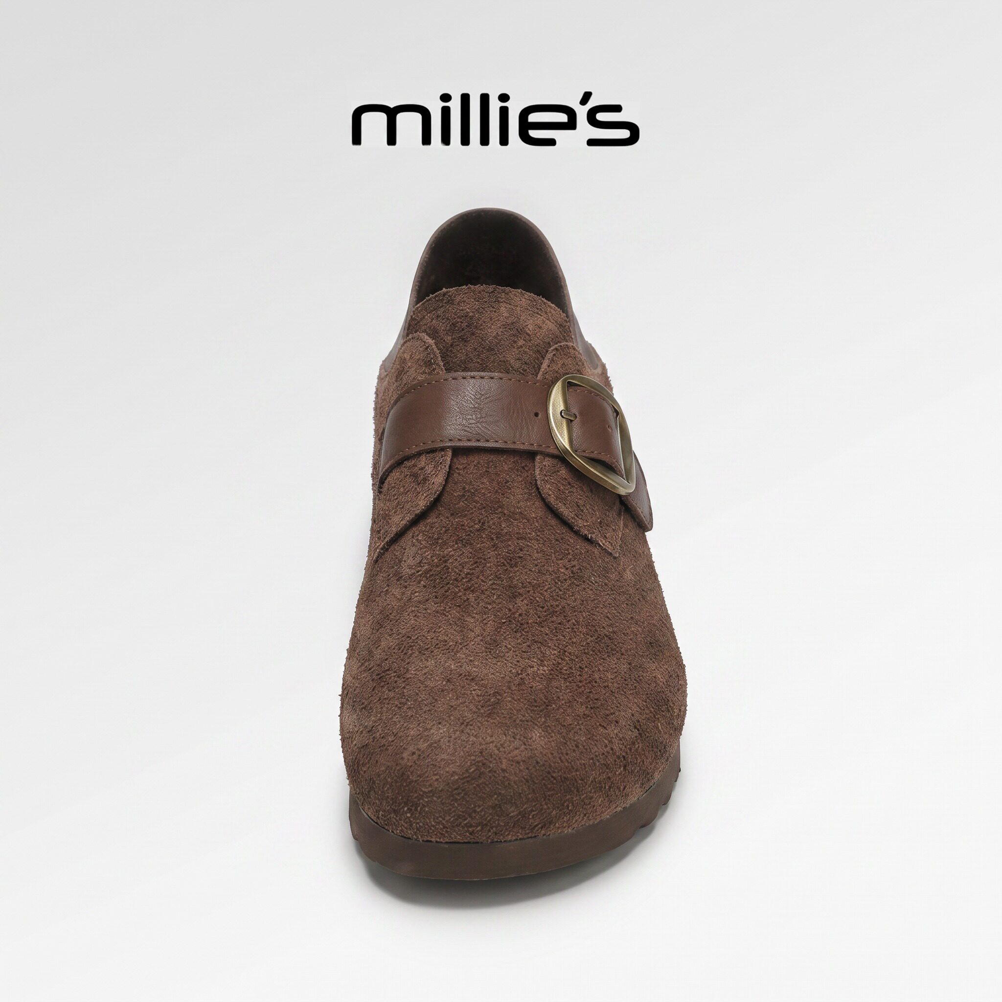 MILLIE'S/妙丽法式复古勃肯单鞋