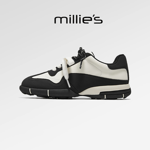 高级感独特别致小众设计感板鞋 妙丽女鞋 春秋 清新百搭活力满满