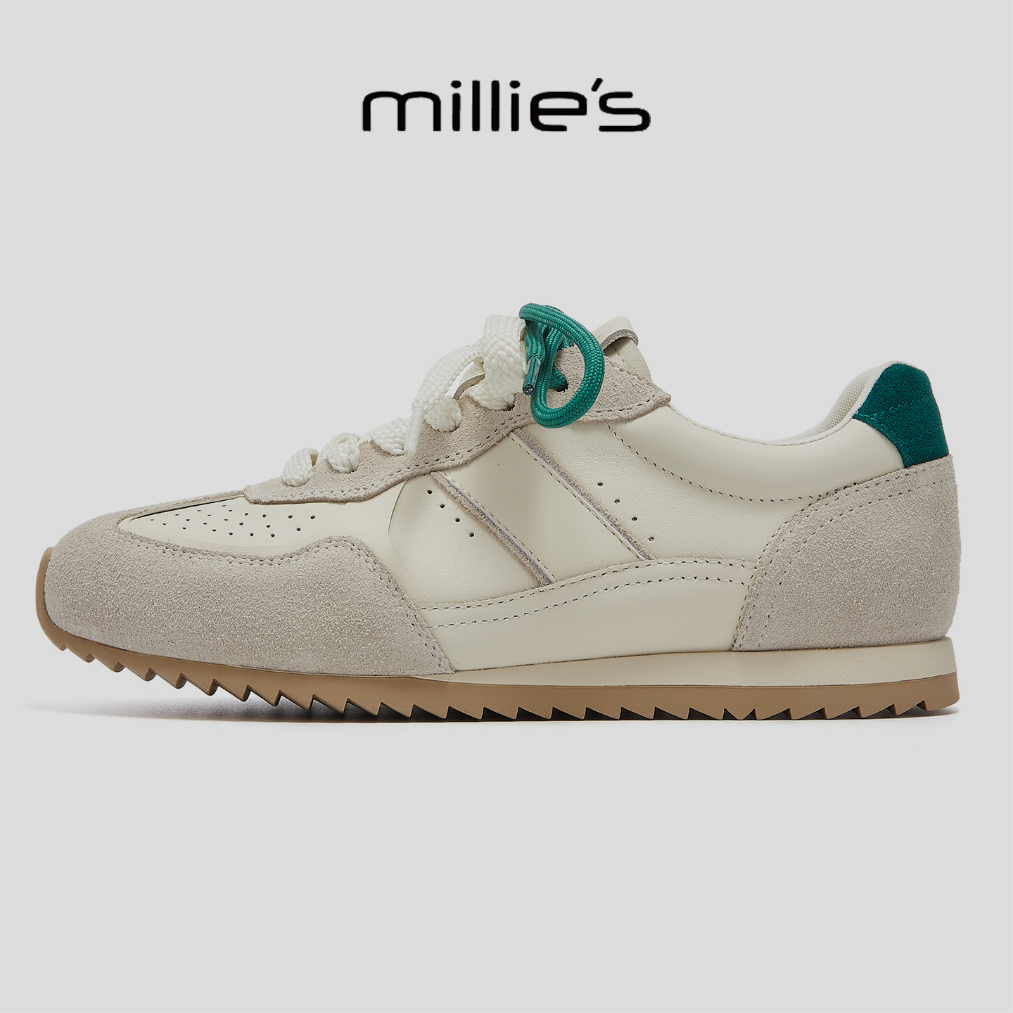 MILLIE'S/妙丽复古平跟休闲鞋