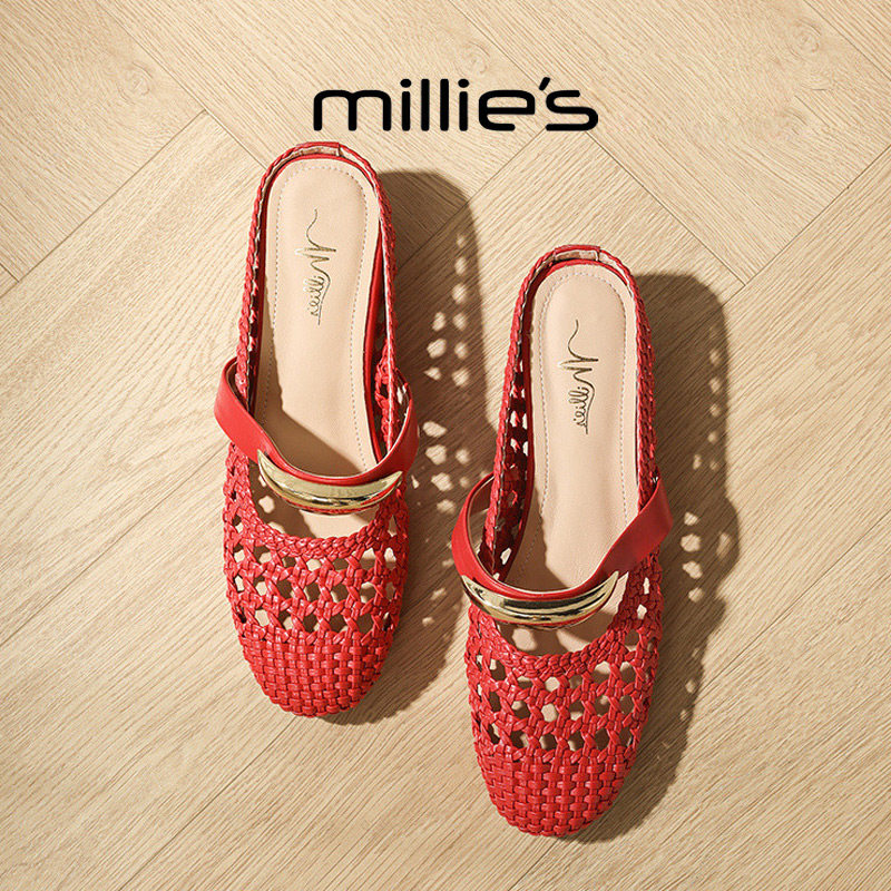 MILLIE'S/妙丽法式复古单鞋