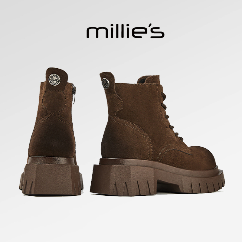 顺丰包邮磨砂保暖户外登山马丁靴