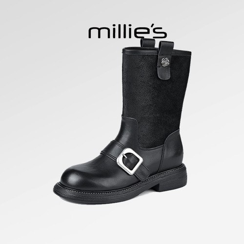 2024新款工装靴真皮皮靴时装靴