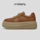 百搭舒适板鞋 MILLIE 日常休闲鞋 女厚底增高运动鞋 妙丽2025新款
