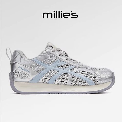 MILLIE'S/妙丽真皮厚底休闲鞋