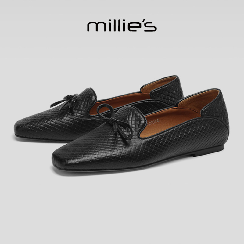 MILLIE'S/妙丽真皮女单鞋