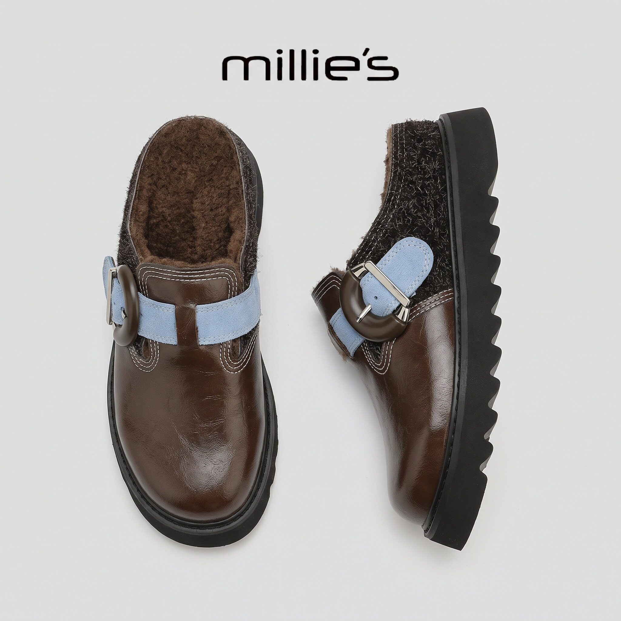 MILLIE'S/妙丽厚底拖鞋