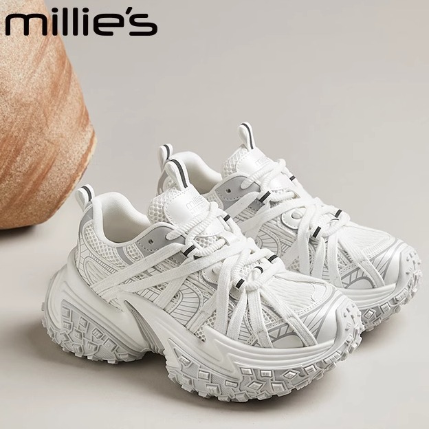 顺丰包邮厚底做旧擦色老爹鞋