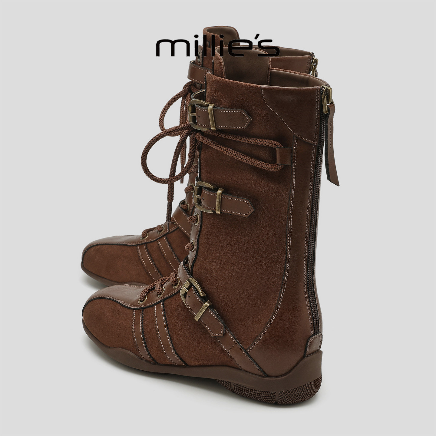 MILLIE'S/妙丽真皮时装靴