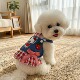 可爱草莓格子背带裙狗狗衣服小型犬比熊泰迪春夏宠物服装 可爱卡通