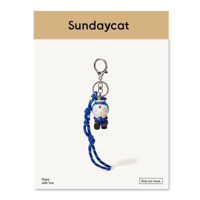 SUNDAYCAT正版哆啦A梦警服包挂件