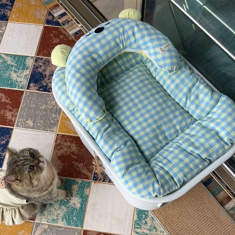 超暖猫垫!软垫狗窝猫窝垫睡垫宠物床窝垫四季通用猫咪纯棉趴趴垫