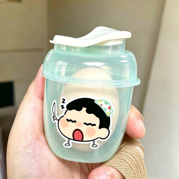 鸡蛋便携盒学生上班族早餐收纳盒防摔蛋托外出旅行装蛋神器保护盒