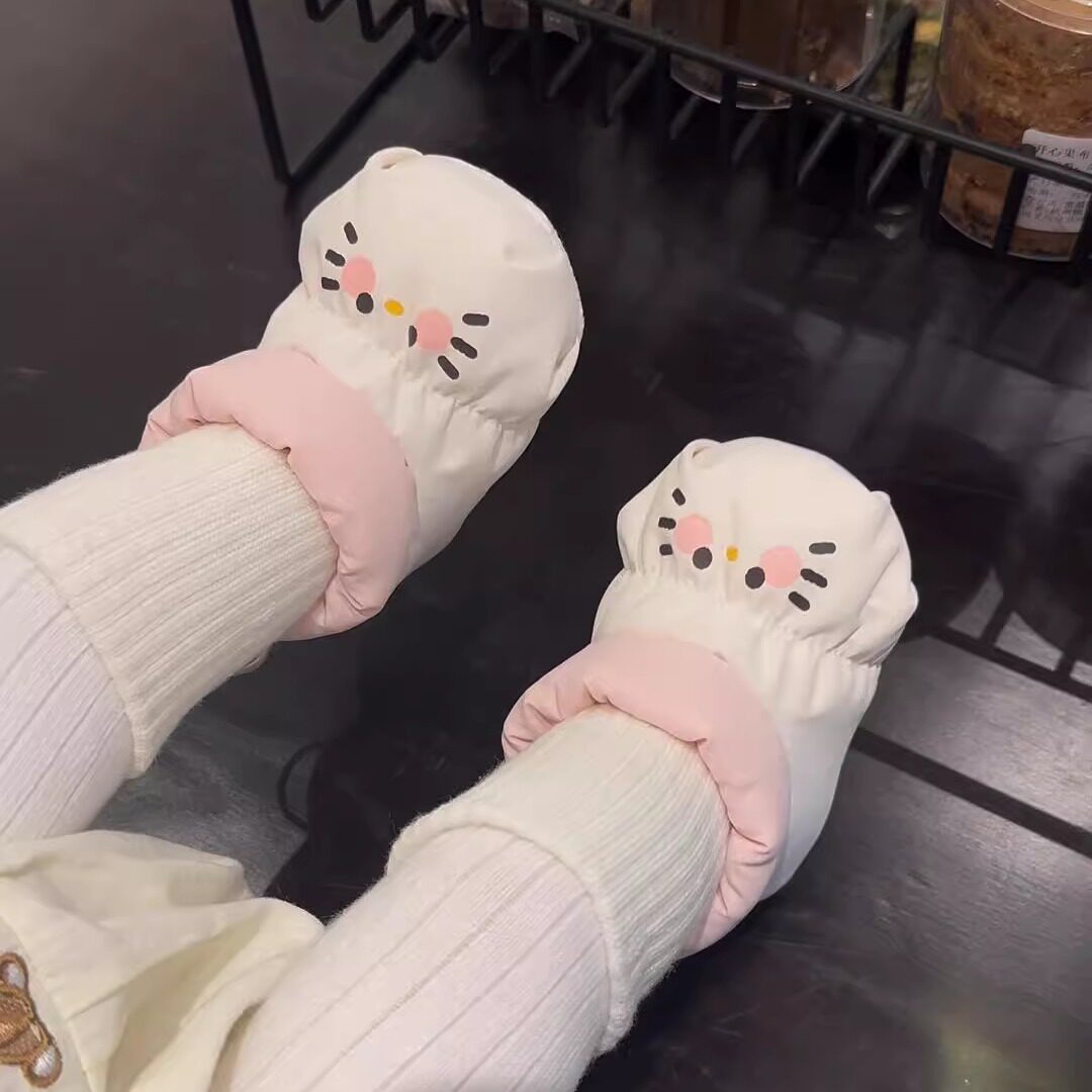 婴儿鞋子宝宝袜鞋步前鞋新生儿软底鞋秋冬季保暖防滑0-1岁小月龄