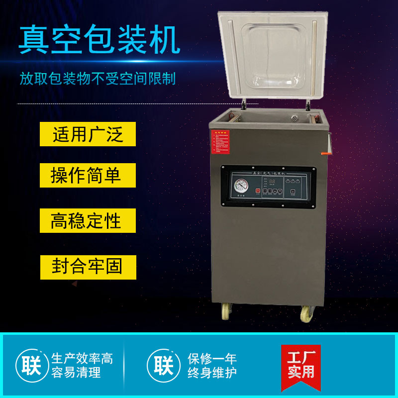 真空包装机 大吸力400单室落地真空封口机 小型自动抽真空机现货