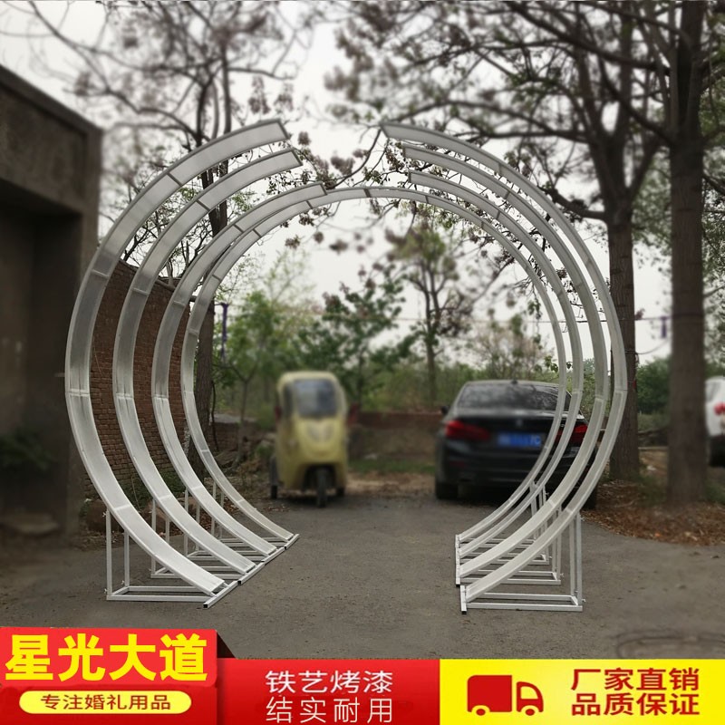 新品新款婚庆道具星光大道 婚礼仪式新人进门T台路引拱门酒店迎宾