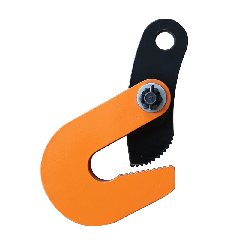 成华 L型模锻横吊钢板起重钳合金钢平吊嵌0.8/1/1.6/2.5/3.2/5T吨