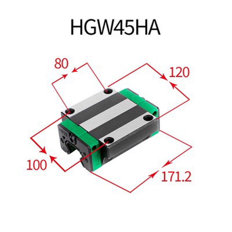 国产上银直线导轨滑块滑轨方轨线轨HGH/W15 20 25 30 35 45 CA HA