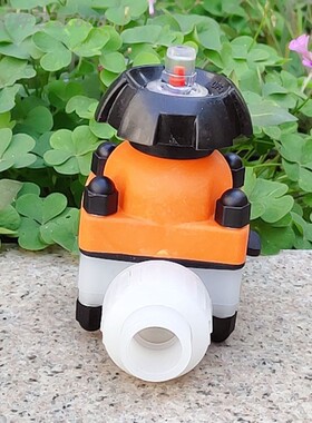 优质dn15/20/25/32/40/50/65/80工程塑料PVDF隔膜阀 截止阀门热卖