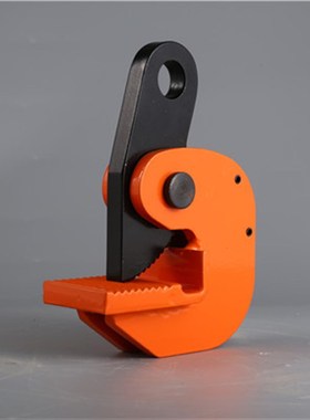 L型钢板起重钳模锻翻转横竖吊单板吊1T5T8TDFM钢板吊钩夹钳吊具