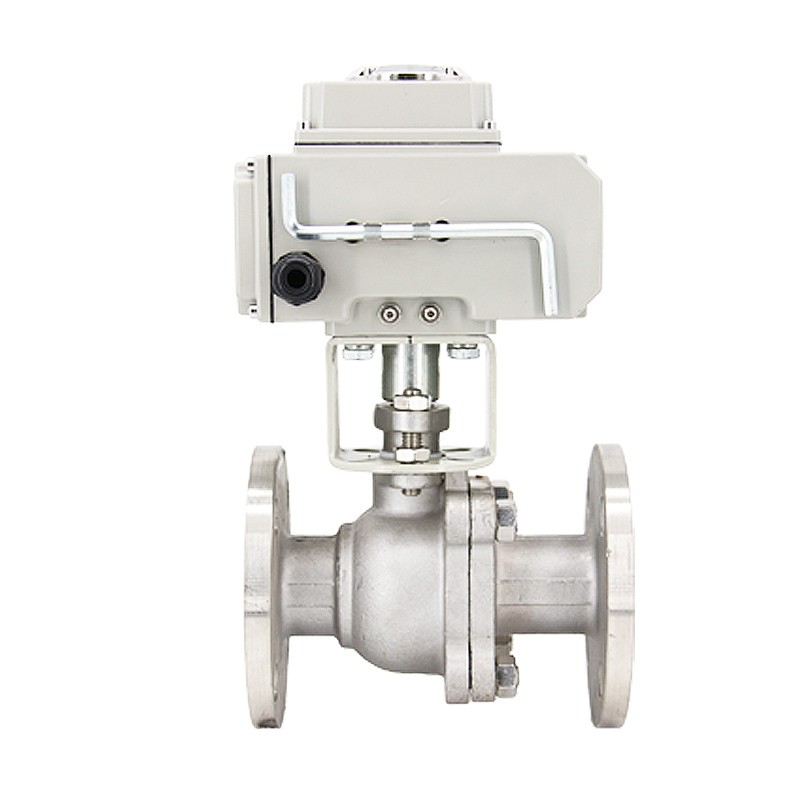 Q941F-16P 电动不锈钢法兰球阀 电动高温切断阀 蒸汽阀DN15 -200