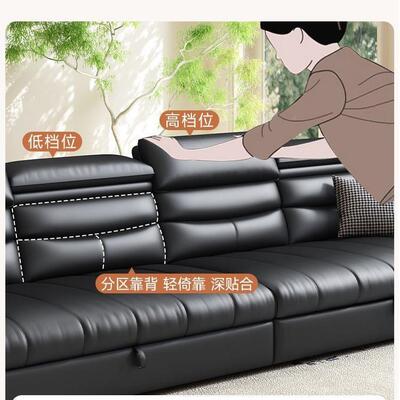 用205沙发床多功LUO能猫抓皮拉两贵妃2储物客厅推组合现代简约创