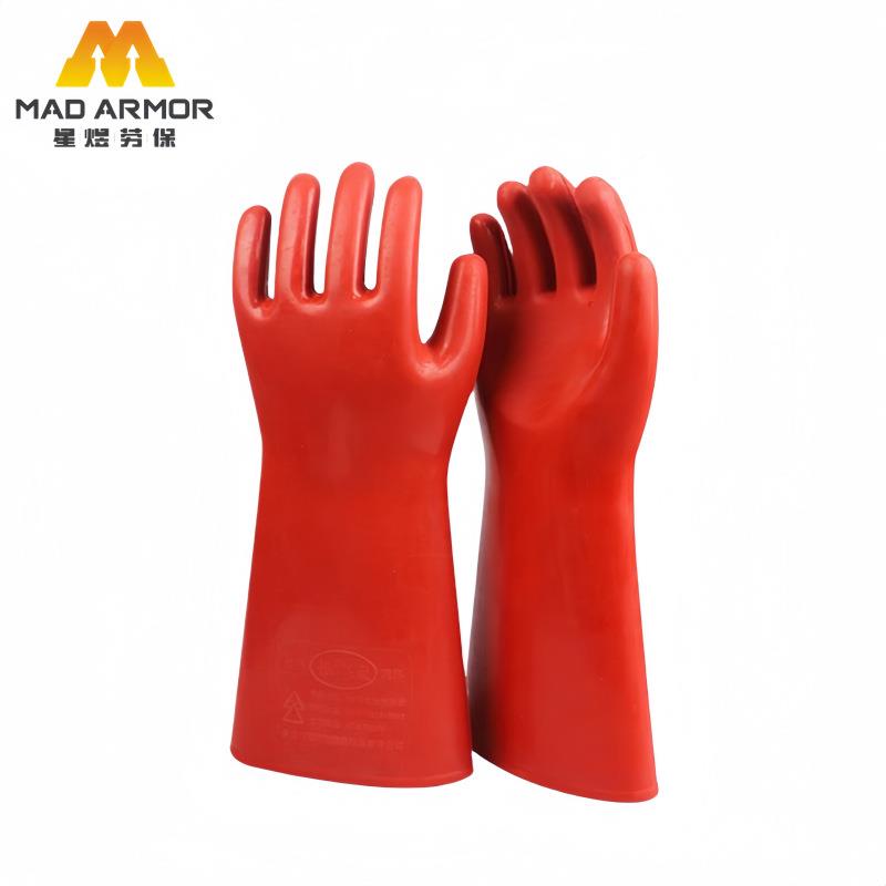5k绝v电-35kv高低压电12kv缘手套防专用橡IPU胶耐工用劳保手套