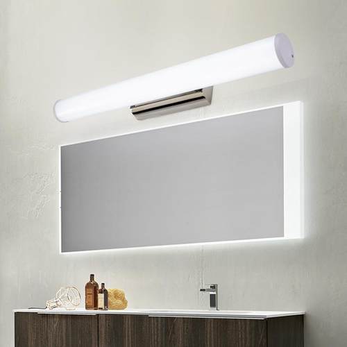 2025新款led镜前奶白筒管壁灯代简约现浴室卫生灯雾间防水HJ8018