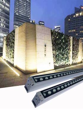 地埋户防见描述水灯嵌条入式外洗墙灯18瓦24W36W220V灯方形广场长