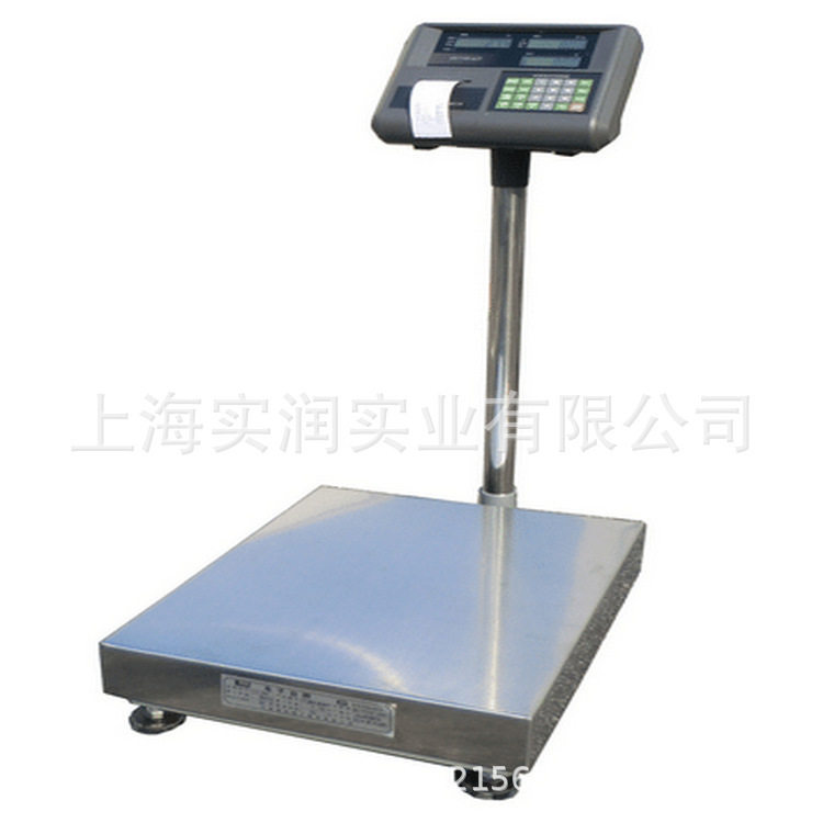 上海耀华300kg打印计价台秤