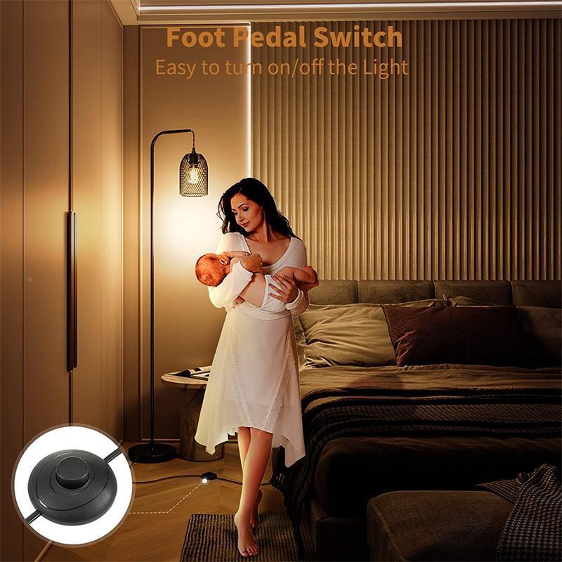 卧室落QL5067L地工灯美式复店古立式阅读灯酒客业房亚马逊新款客