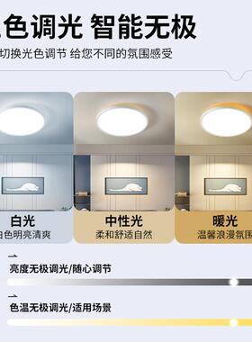 LED金黄光吸灯顶三色调琥珀光金41黄光光超薄嵌入式日规天背花板