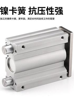 三杆气缸GQM16/20/M40-10/125/20/5/30/50/75/197900/12Z薄型导杆