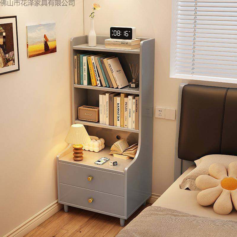 全实木床头柜书架一体多层置物架卧室床边加高简约储物柜小型收纳,玩具/童车/益智/积木/模型,垂直悬浮玩具,淘宝优惠券,粉丝福利购,淘宝优惠卷