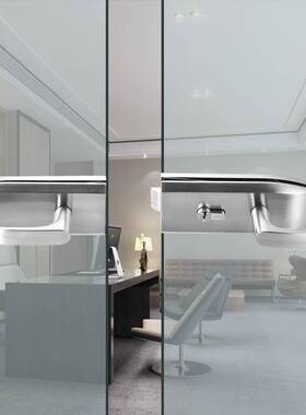 优宜欧 执手锁办公室高隔断单开门玻璃门锁缺口执柄锁不锈钢把手