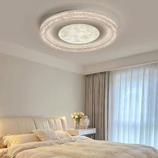 高端极简卧室吸顶灯2025新款设计师书房客房LED轻奢主卧房间灯具