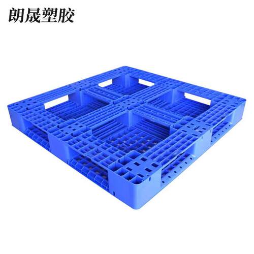 网格田字料托塑料托盘带钩物流重挂型货运仓库堆码盘周转叉车塑塑