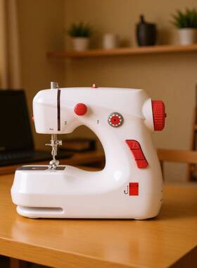 芳华FHSM-268家用缝纫机小型缝纫机适合初学者带倒缝双线双速