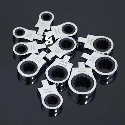 12一可换头棘轮梅花扳手活棘轮扳手快头速ONG扳手合套装