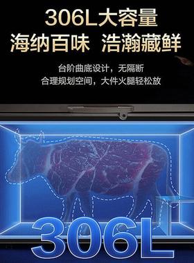 冰容A306升能效卧式冷柜冷oo100171藏冷冻商用大容量柜BD/BC-30声
